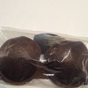 NWT Add a cup size Brown Animal Print Wonderbra